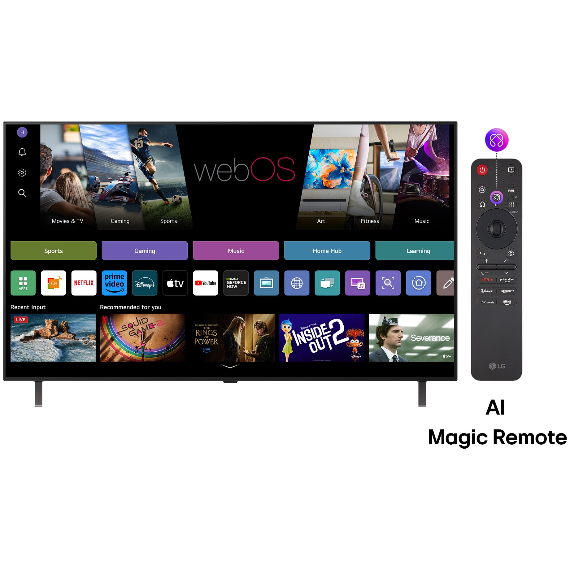 Televizor LG OLED 48B53LA, 121 cm, Smart, 4K Ultra HD, 100 Hz, Clasa G (Model 2025)