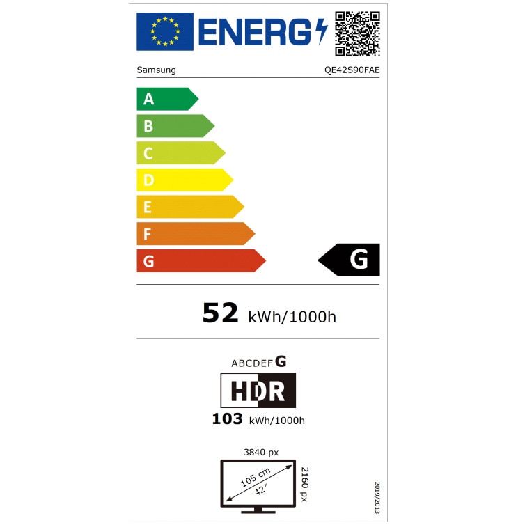 Televizor SAMSUNG OLED 42S90F, 105 cm, Smart, 4K Ultra HD, 100 Hz, Clasa G (Model 2025)