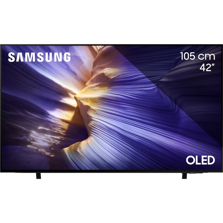 Televizor SAMSUNG OLED 42S90F, 105 cm, Smart, 4K Ultra HD, 100 Hz, Clasa G (Model 2025)