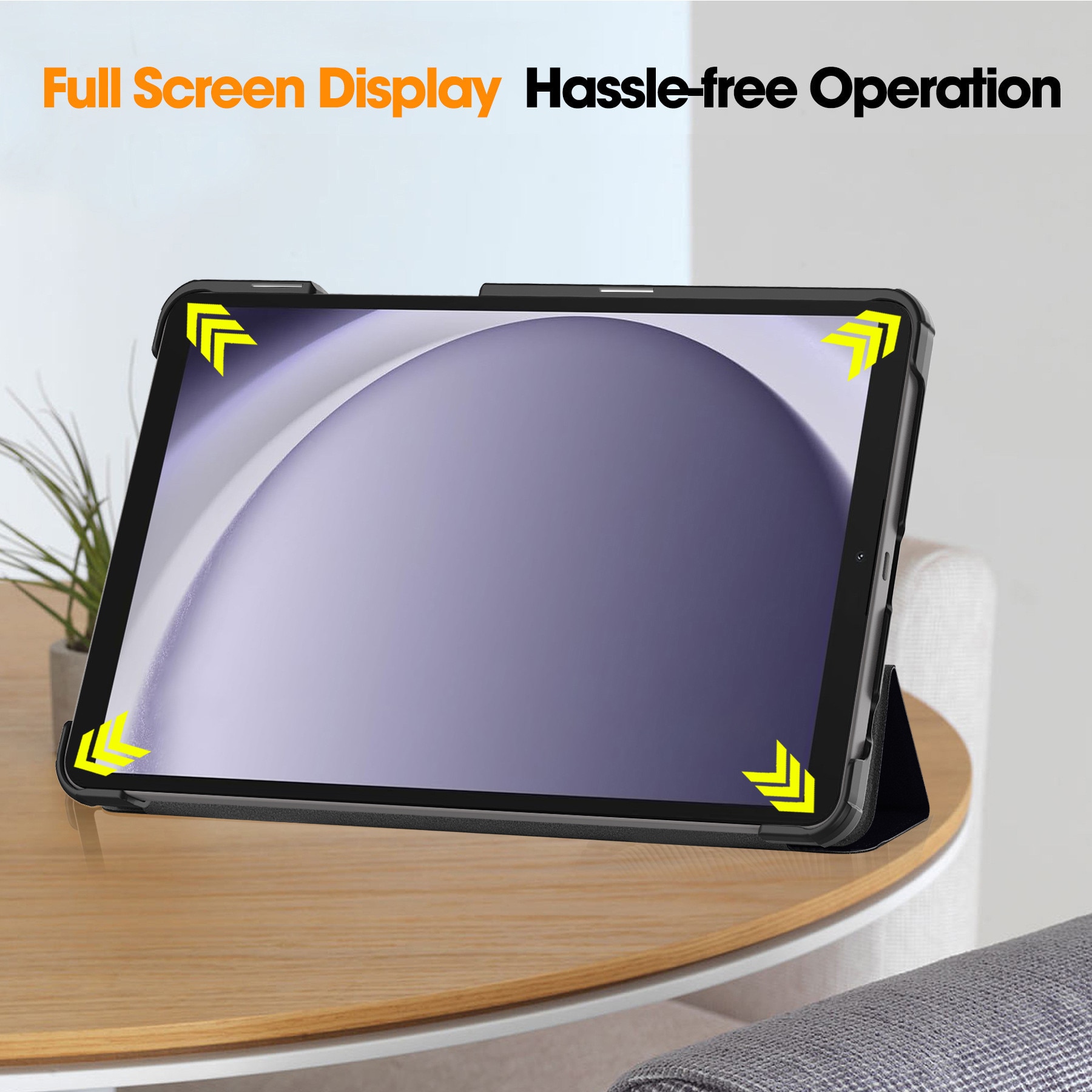 Husa protectie tableta, Piele ecologica, Compatibila cu Samsung Galaxy Tab A11 8.7" 2025 /Galaxy Tab A9 8.7" 2023, inorog