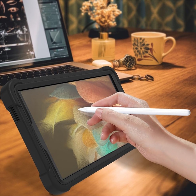 Husa tableta, JESWO®, pentru Samsung Galaxy Tab A9 8.7" 2023, cu suport, Negru