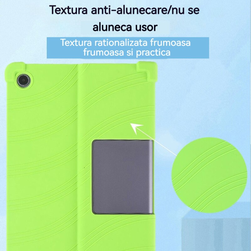 Husa pentru Lenovo Tab Plus 11.5 inch，Husa de protectie pentru tableta, Fudisenn®, Pentru Lenovo Tab Plus 2024, silicon, curcubeu, suport reglabil, protectie completa