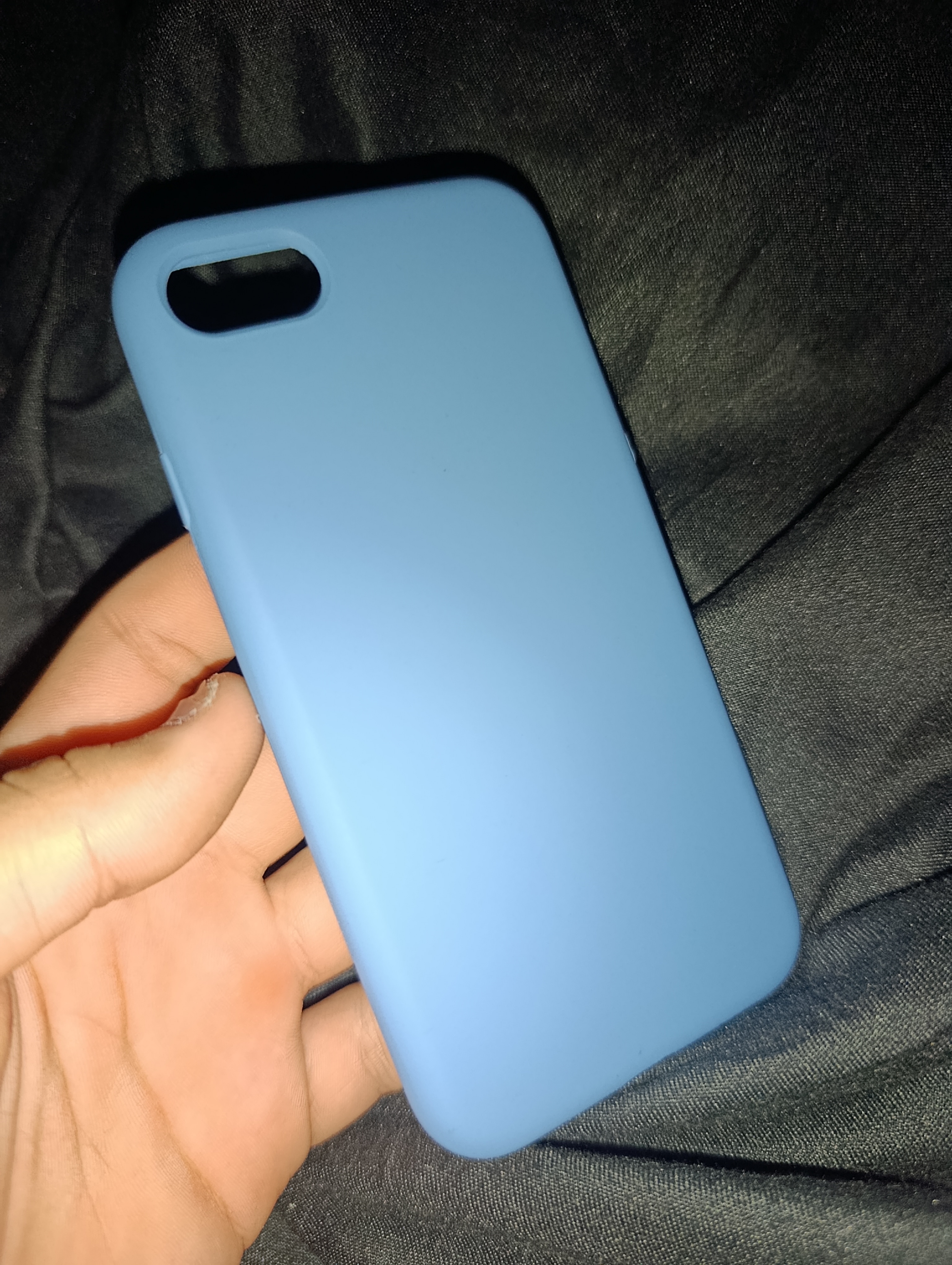 Husa CASEY STUDIOS™ compatibila cu iPhone 7 / 8 / SE 2 / SE 2020 / SE 3 2022, Soft Silicone Premium, Microfibra in Interior, Dark Gray, de Protectie, Ultra Slim, pentru Incarcare Wireless, Margini Ridicate de Protectia Ecranului si a Camerelor