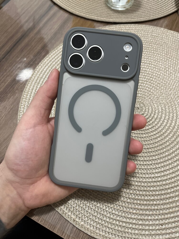 Husa de protectie pentru iPhone 17 Pro Max, Omelivon, MagSafe, Protectie completa, Anti-Soc, Decupaje Precise, Incarcare Wireless, Albastru inchis