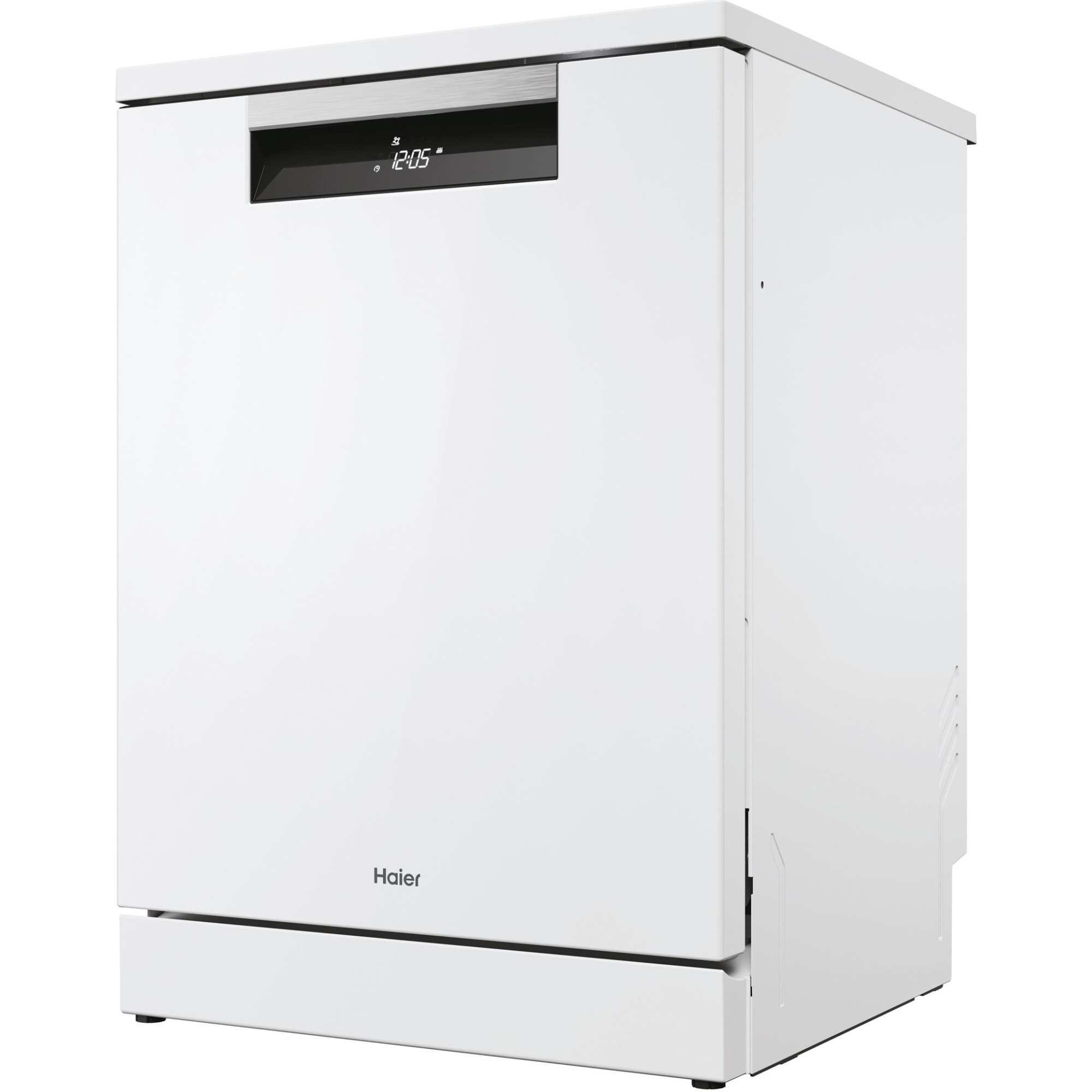 Masina de spalat vase Haier XF 5C4M1W, 15 seturi, 10 programe, Clasa C, Motor Inverter, WiFi, H-Spray Arm, Flex Zone, Part Light, Automatic Open Door, 60 cm, Alb