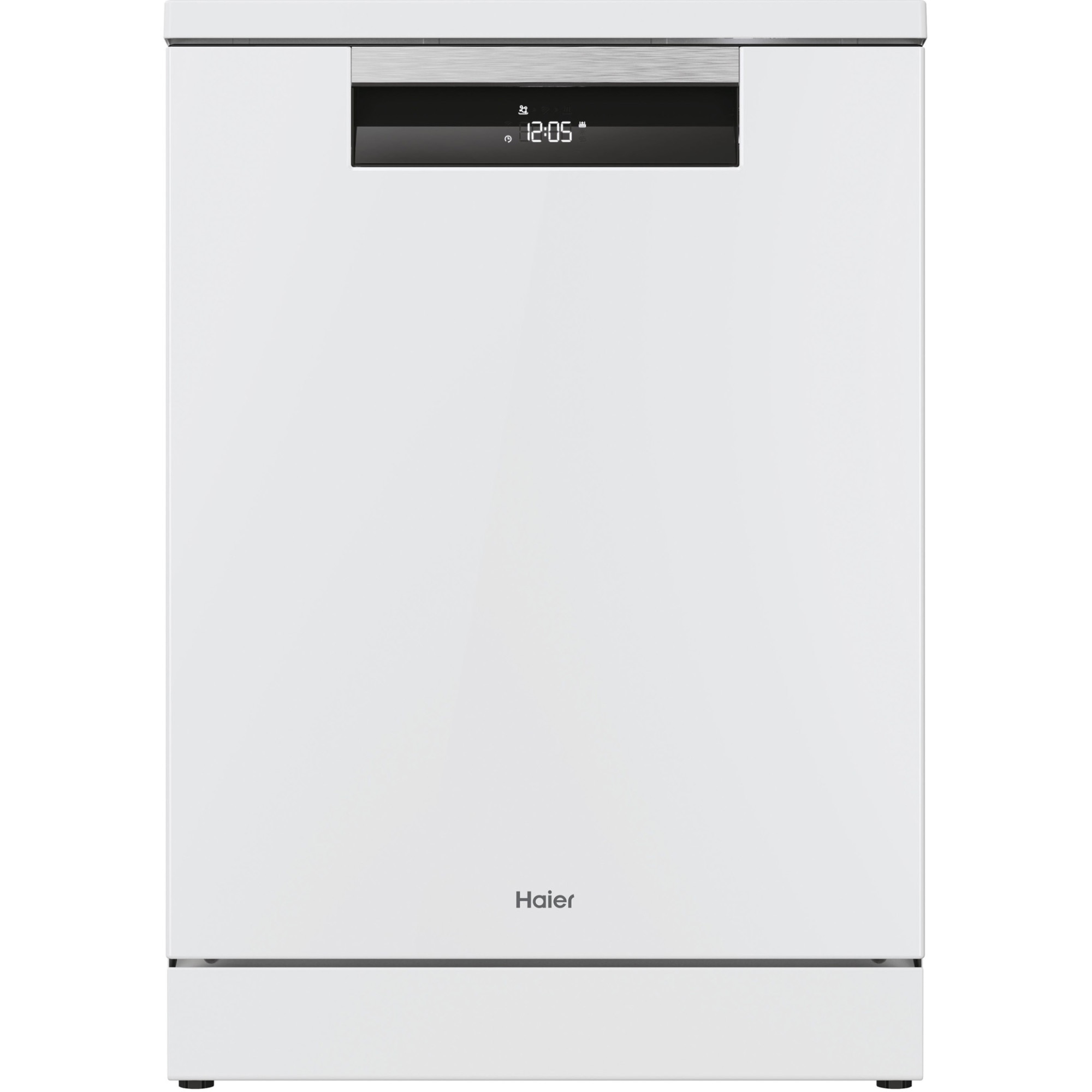 Masina de spalat vase Haier XF 5C4M1W, 15 seturi, 10 programe, Clasa C, Motor Inverter, WiFi, H-Spray Arm, Flex Zone, Part Light, Automatic Open Door, 60 cm, Alb