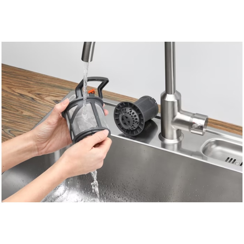 Masina de spalat vase incorporabila Electrolux EEG68600W, 14 seturi, 8 programe, MaxiFlex, AirDry, Motor inverter, Time Beam, Iluminare interioara, Conectivitate WiFi, Clasa A, 60 cm
