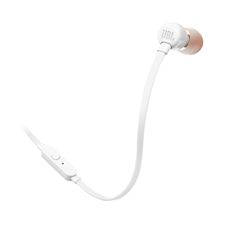 Casti Audio In Ear JBL Tune 110, Cu fir, Alb