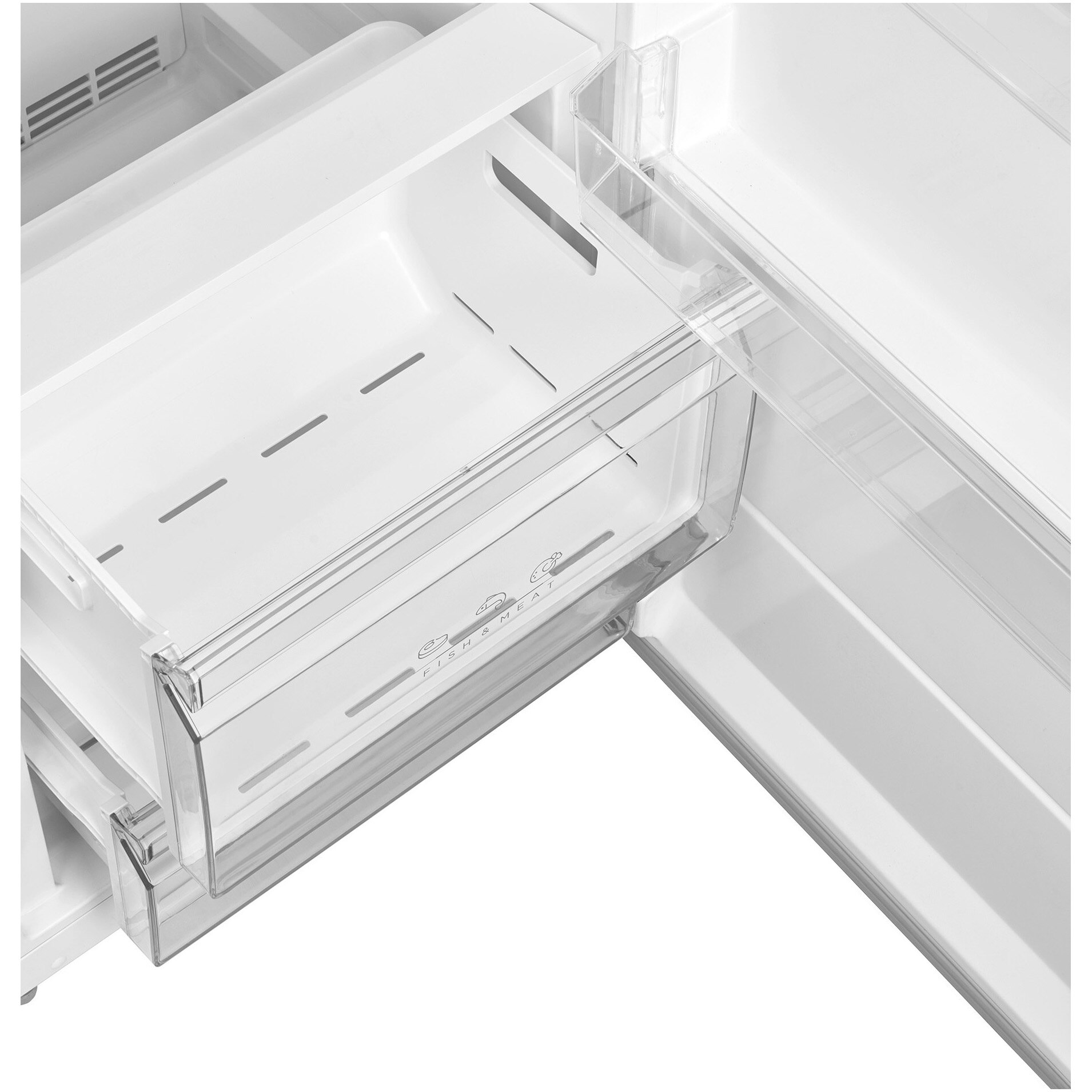 Frigider cu o usa Tesla RS3600FMX, 362 l, Clasa E, Total No Frost, Display LED, Control electronic, usa reversibila, H 185 cm, Inox