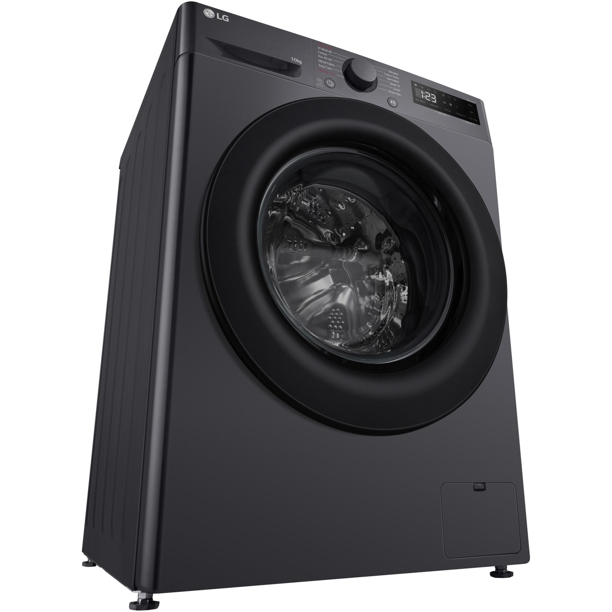 Masina de spalat rufe LG F4WR510SBM, 10 kg, 1400 rpm, Clasa A, Motor AI Direct Drive, AI Wash, Smart Diagnosis, Negru