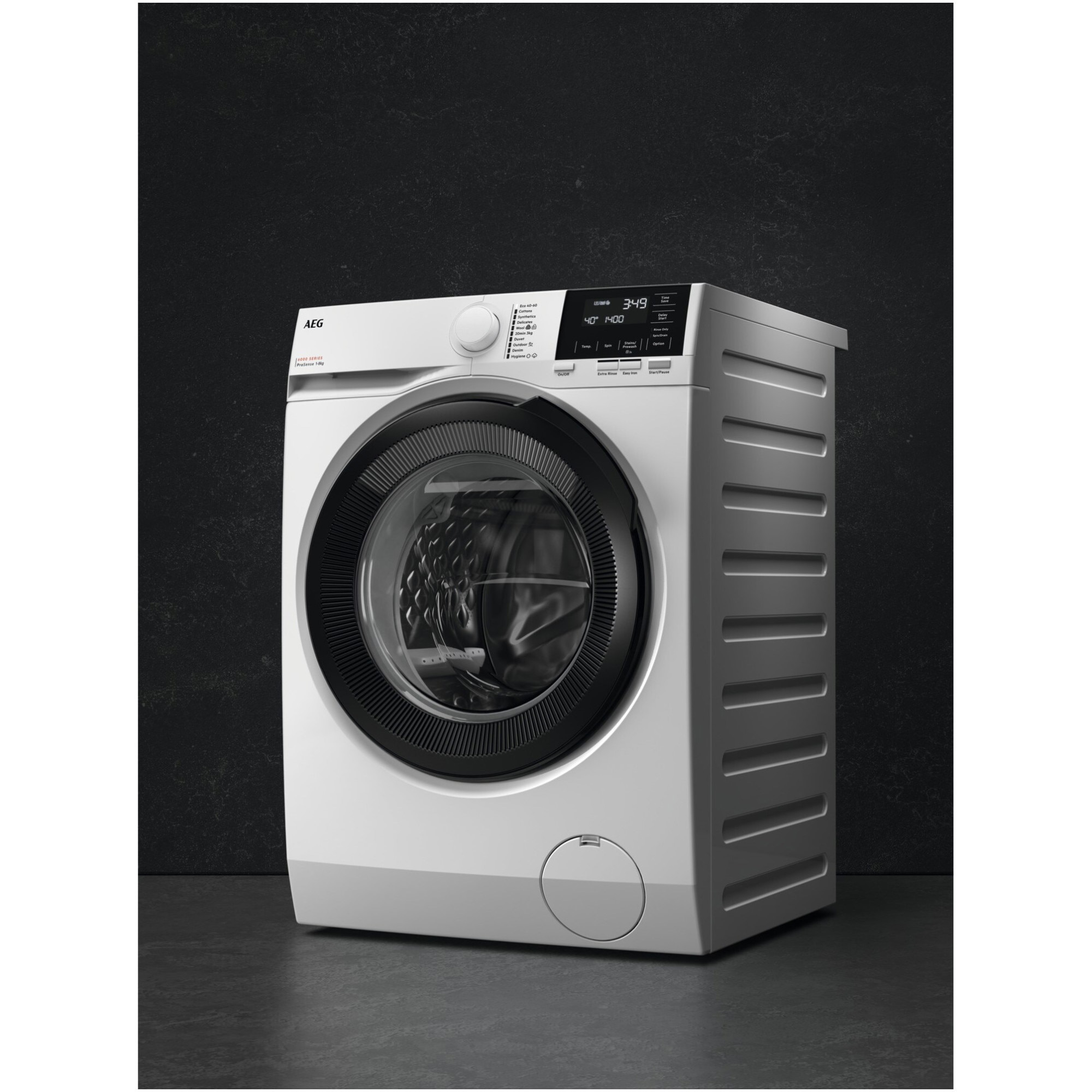 Masina de spalat rufe AEG LFR61944BE, 9 Kg, 1400 rpm, Clasa A, ProSense, Motor EcoInverter, Alb