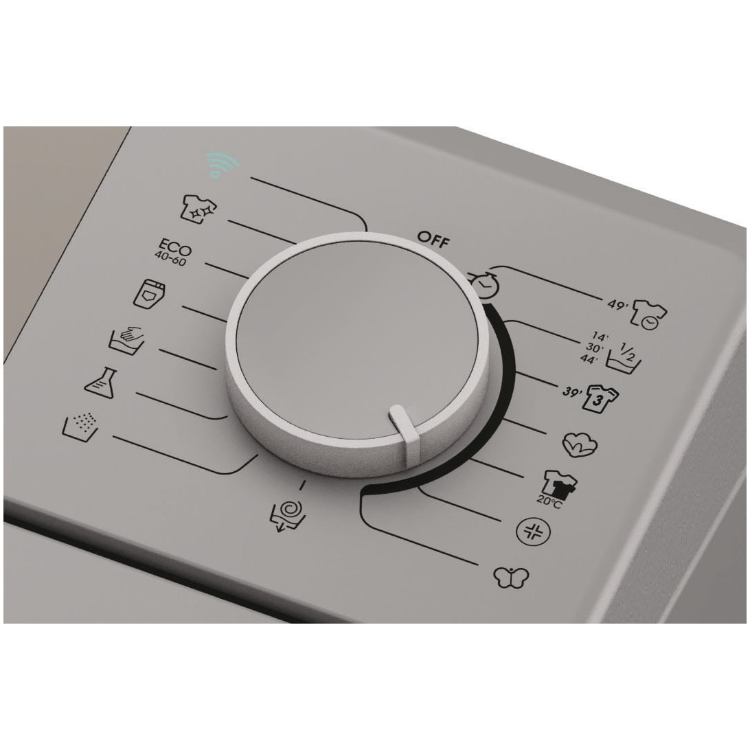 Masina de spalat rufe cu incarcare verticala Candy TCA283DR2-S, 8 kg, 1200 RPM, Display 3D, Wifi,Mix Power Systems, Gentle touch opening, Clasa D, Antracit
