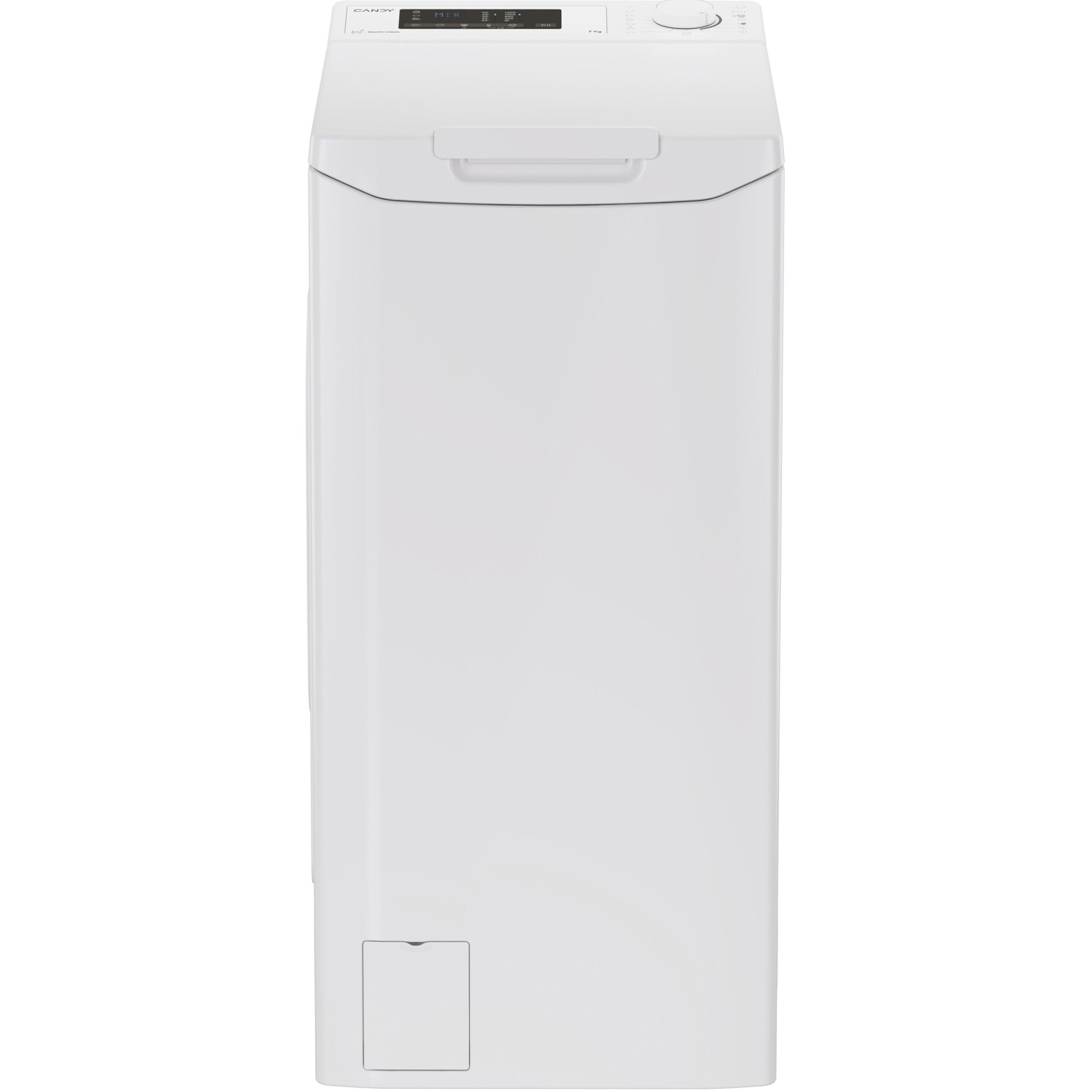 Masina de spalat rufe cu incarcare verticala Candy TCA273D3-S, 7 kg, 1200 RPM, Display 3D,Wifi,Mix Power Systems, Gentle touch opening, Clasa C, Alb