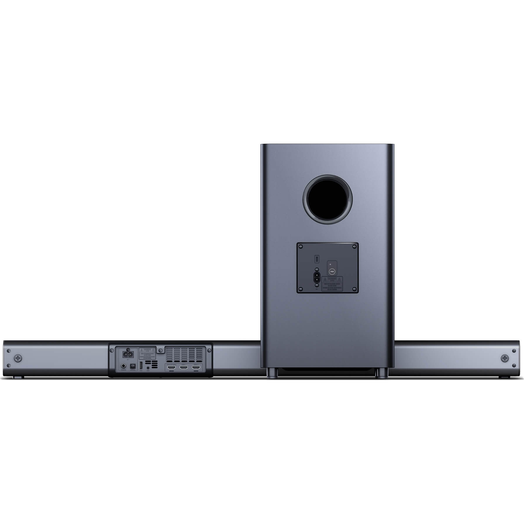 Soundbar Sharp HT-SBW460, 3.1, Dolby Atmos, 440W, Virtual Surround Sound, Subwoofer wireless, Bluetooth, Negru