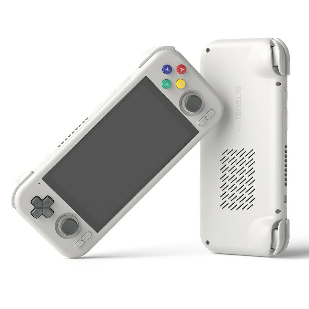 Consola portabila Retroid Pocket 4 Pro, MediaTek Dimensity 1100, Mali-G77 MC9, 8GB RAM LPDDR4x, 128GB, Display 4.7 inch, 5000mAh, Bluetooth 5.2, WiFi, USB-C, Gri
