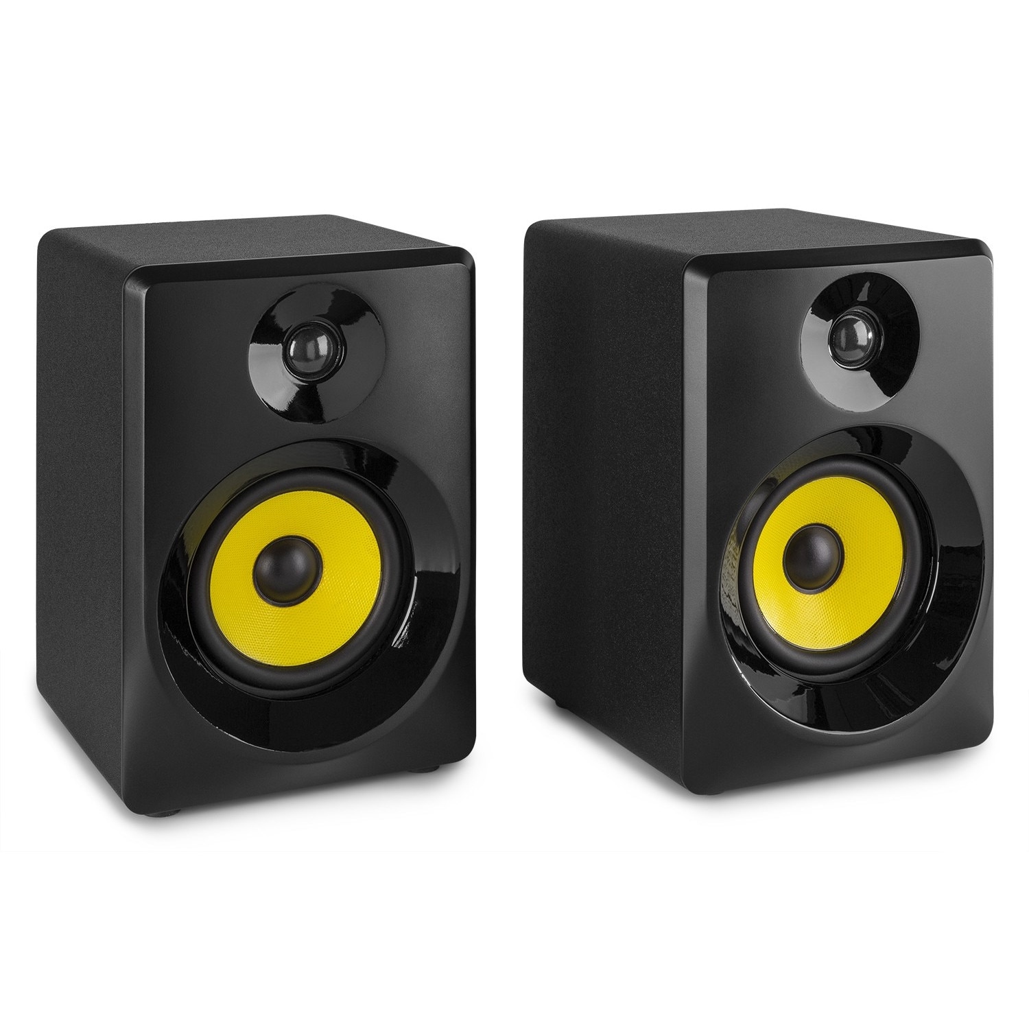 Set 2 monitoare de studio active, 4”, 50W RMS, negru, Vonyx SMN40B