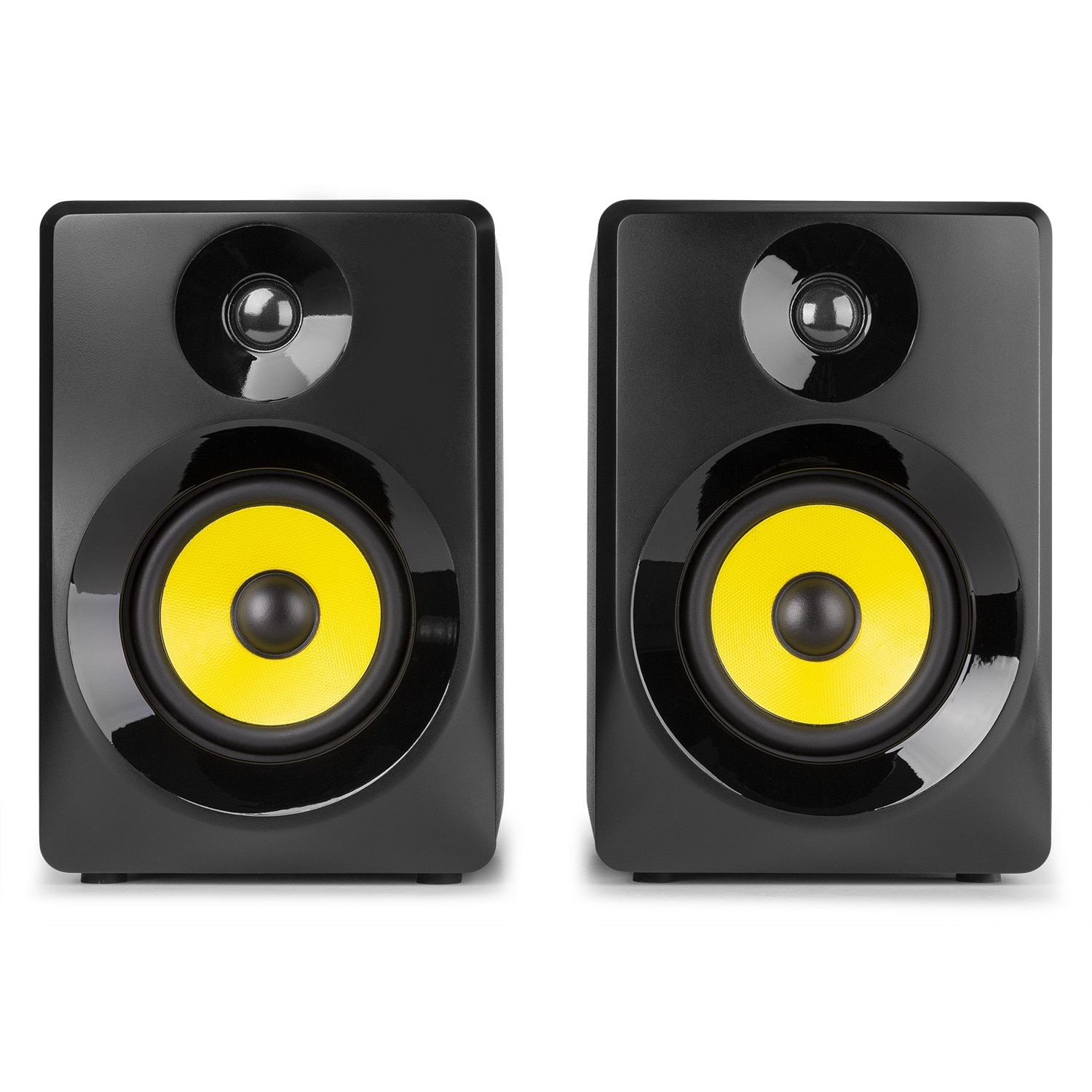 Set 2 monitoare de studio active, 4”, 50W RMS, negru, Vonyx SMN40B