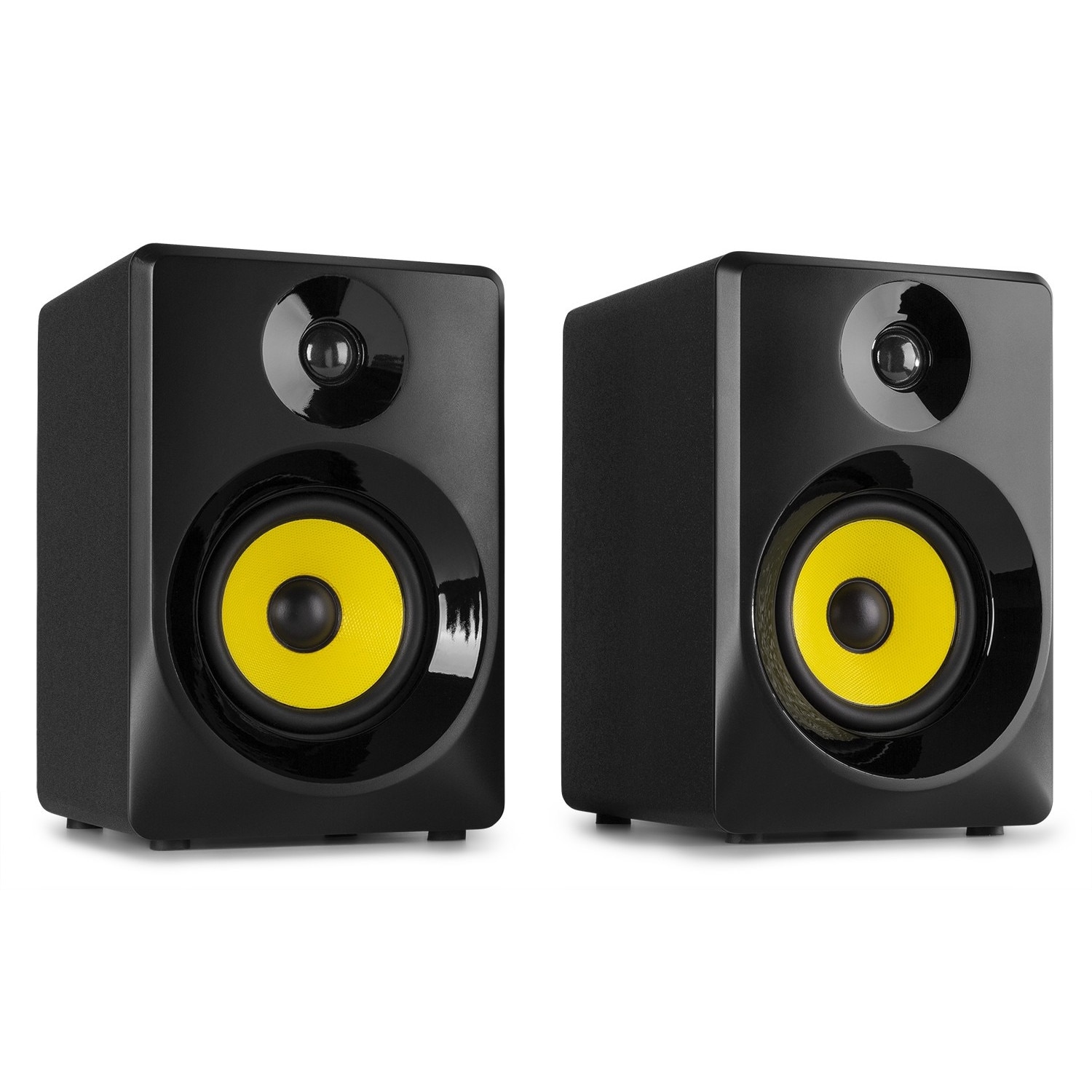 Set 2 monitoare de studio active, 4”, 50W RMS, negru, Vonyx SMN40B