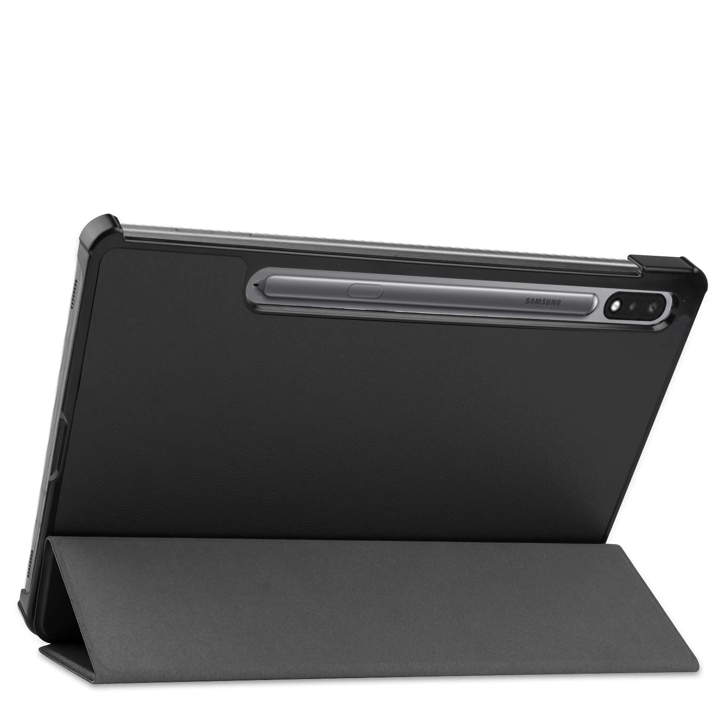 Husa de Protectie, Compatibila Samsung Galaxy Tab S7 FE 12.4", Dr.Shield, Negru