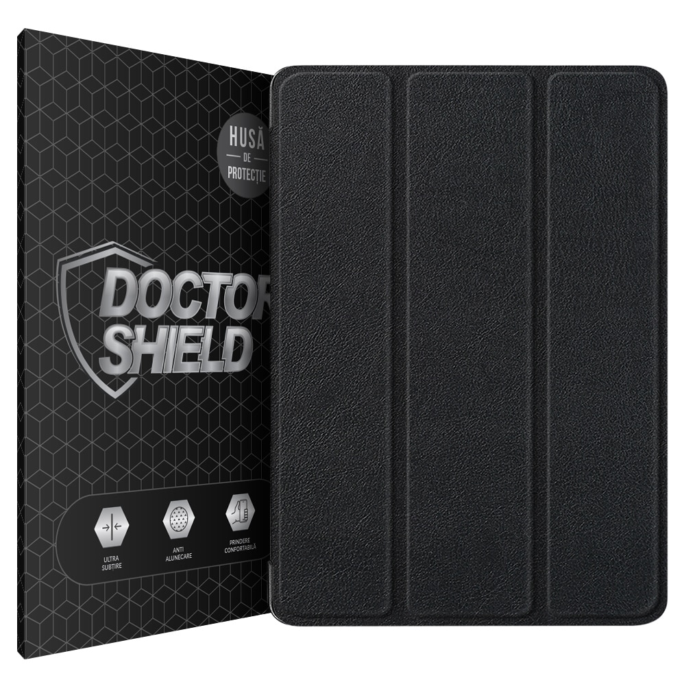 Husa de Protectie, Compatibila Samsung Galaxy Tab S7 FE 12.4", Dr.Shield, Negru