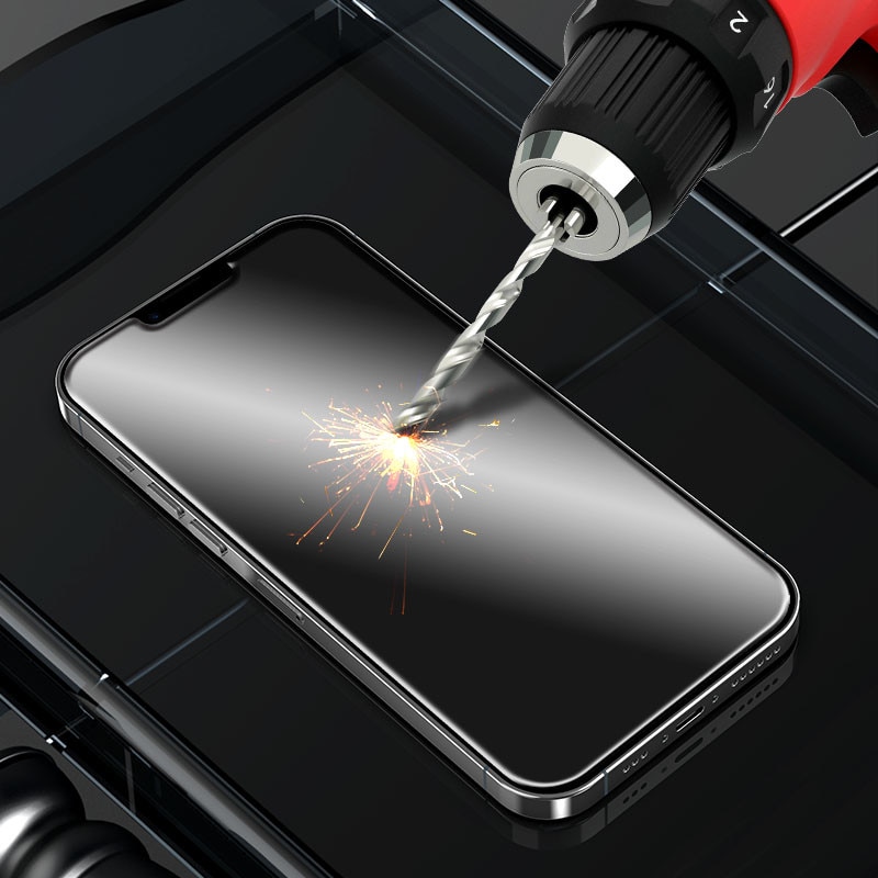Folie de protectie din sticla premium pentru iPhone 16e/14/13/13pro, acoperire a intregului ecran, instalare usoara si rapida cu dispozitiv de potrivire automata, ZYuuan, transparent