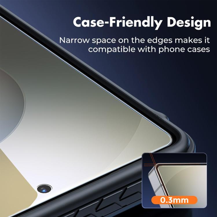 Folie Protectie Ecran pentru Samsung Galaxy S25 Ultra, Sticla Securizata Temperata HARD, Compatibila Cu Senzorul De Amprente, Transparenta