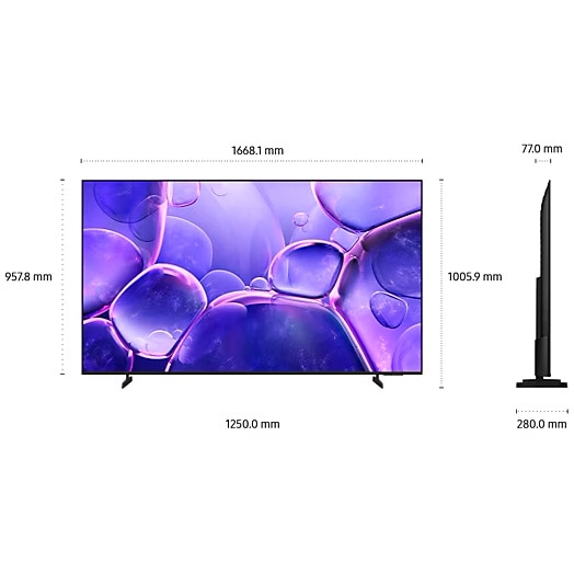 Televizor SAMSUNG LED 75U8092, 189 cm, Smart, 4K Ultra HD, Clasa G (Model 2025)