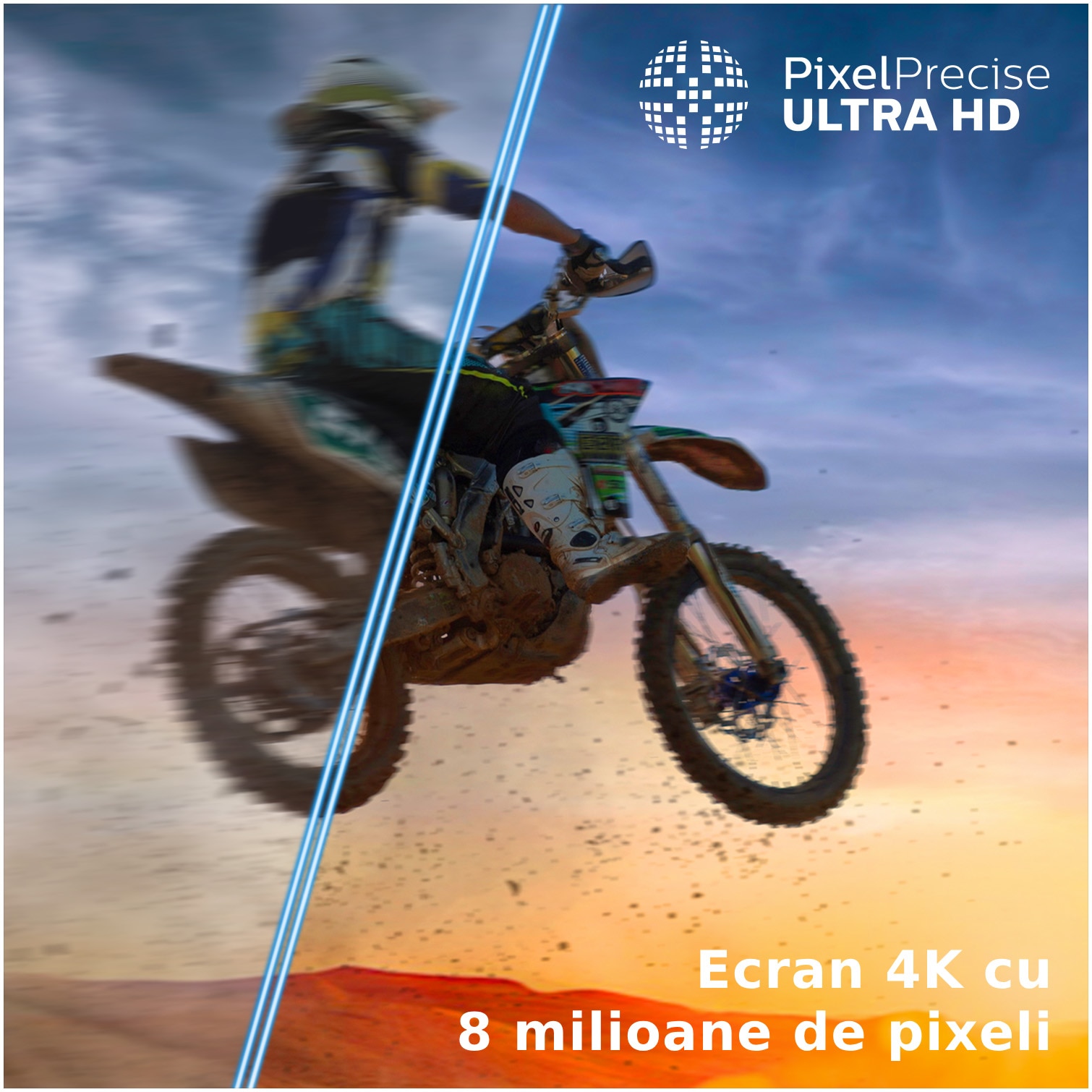 Televizor Philips LED 55PUS7000, 139 cm, Smart TV, 4K Ultra HD, Clasa E (Model 2025)