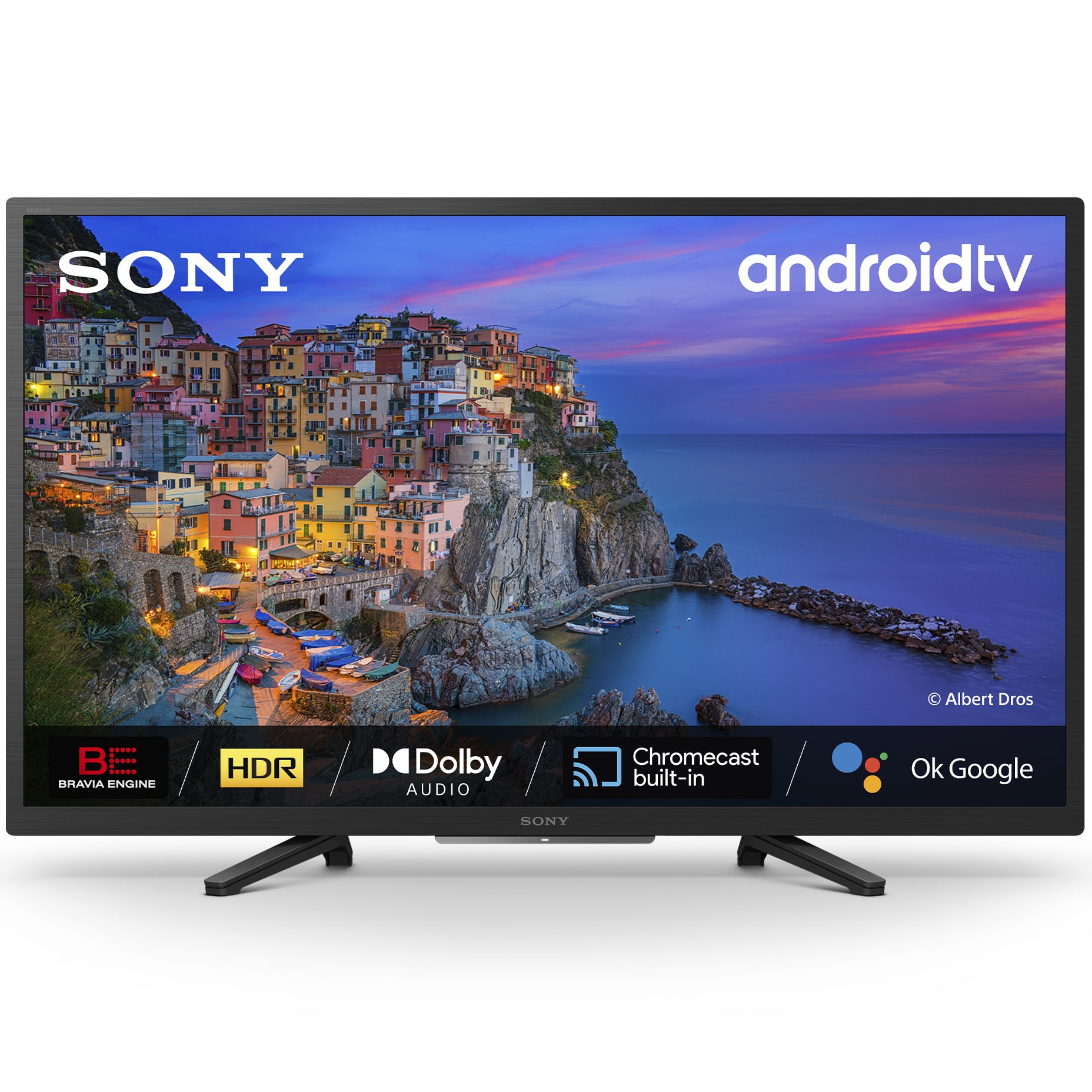 Televizor Sony 32W800, 80 cm, Smart Android, HD, LED, Clasa F