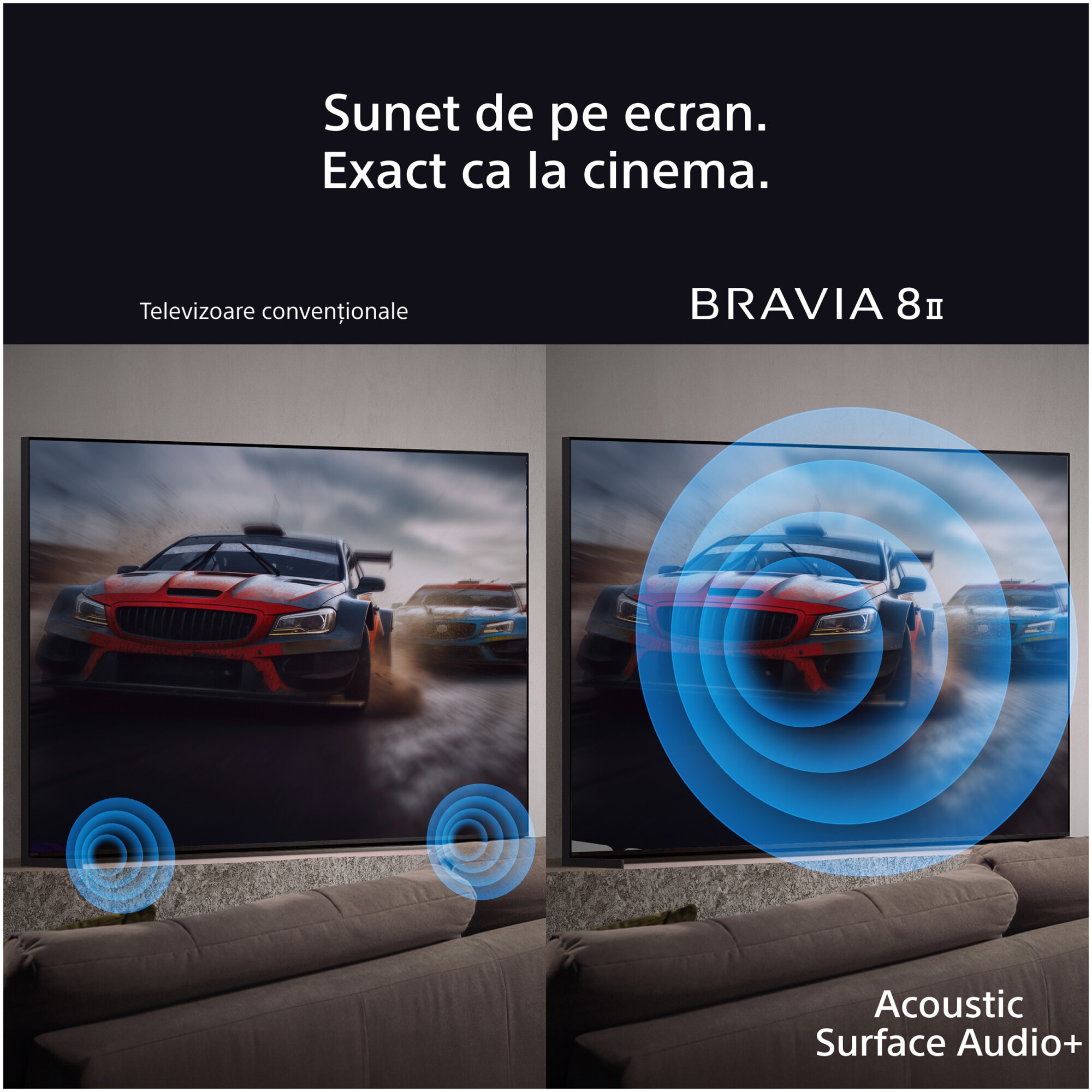 Televizor Sony BRAVIA 8M2 OLED 55XR8M2, 139 cm, Smart Google TV, 4K Ultra HD, 100 Hz, Clasa F (Model 2025)