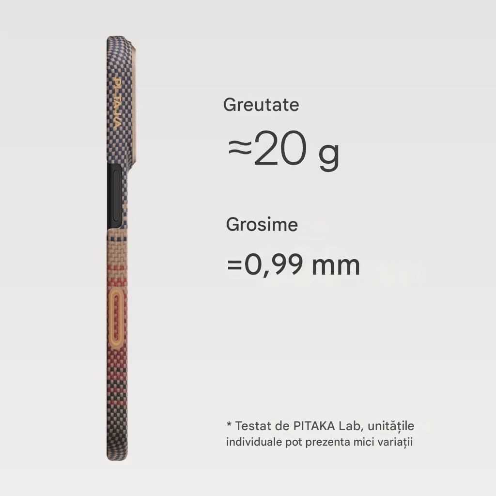 Husa de protectie Pitaka pentru iPhone 17 Pro Max, MagEZ 7 Ultra-Slim MagSafe Sunset