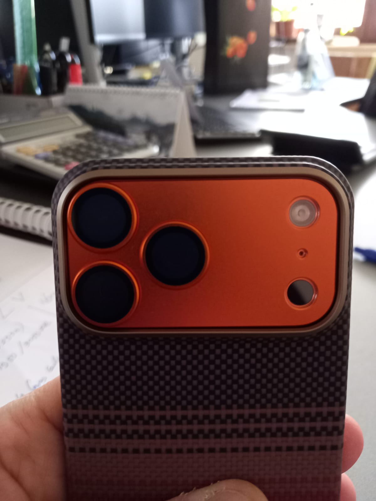 Husa de protectie Pitaka pentru iPhone 17 Pro Max, MagEZ 7 Ultra-Slim MagSafe Sunset