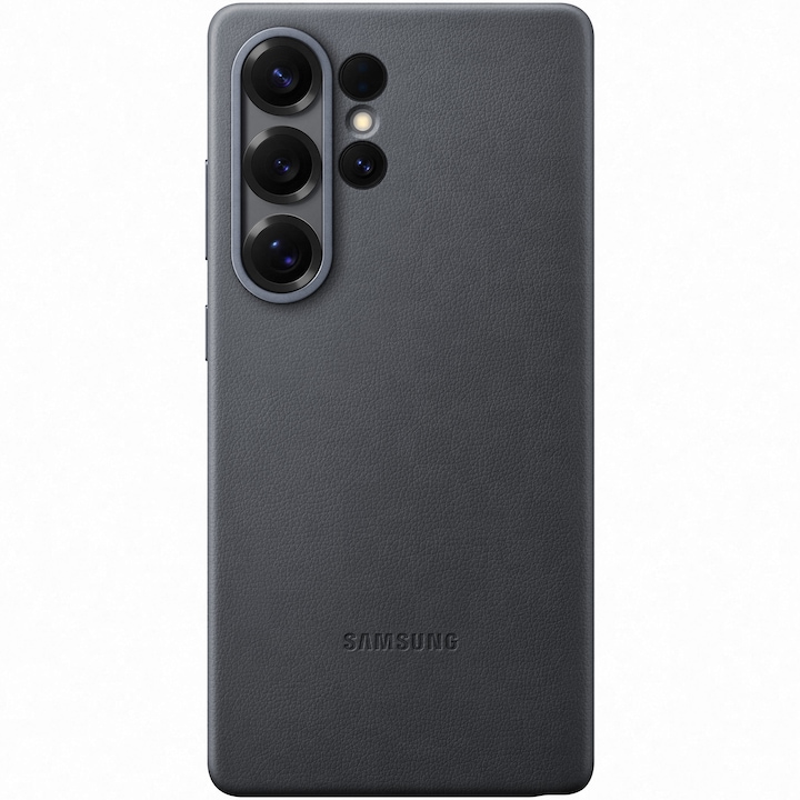 Husa de protectie Samsung Kindsuit Leather Case pentru Galaxy S25 Ultra, Black