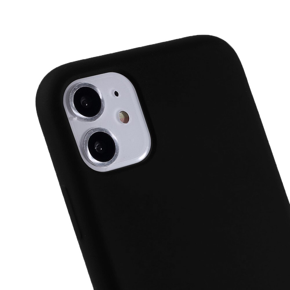 Husa Compatibil cu iPhone 11, Silicon TPU, Negru