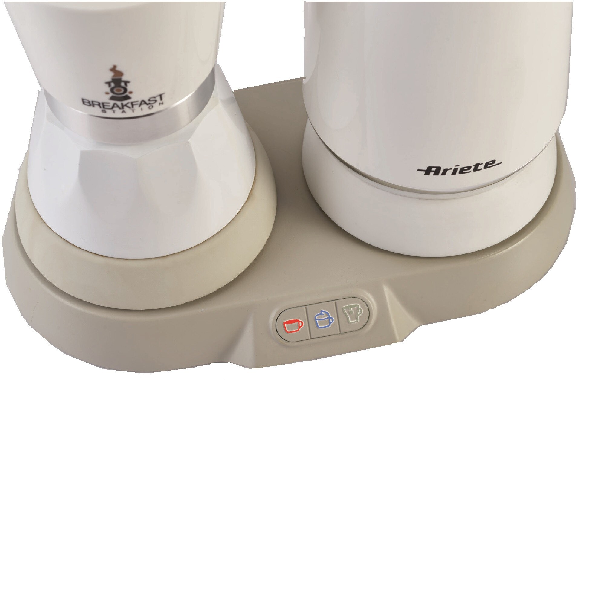Set pentru mic dejun 3 in 1, Cafetiera 1344 Ariete, 500W, Alb