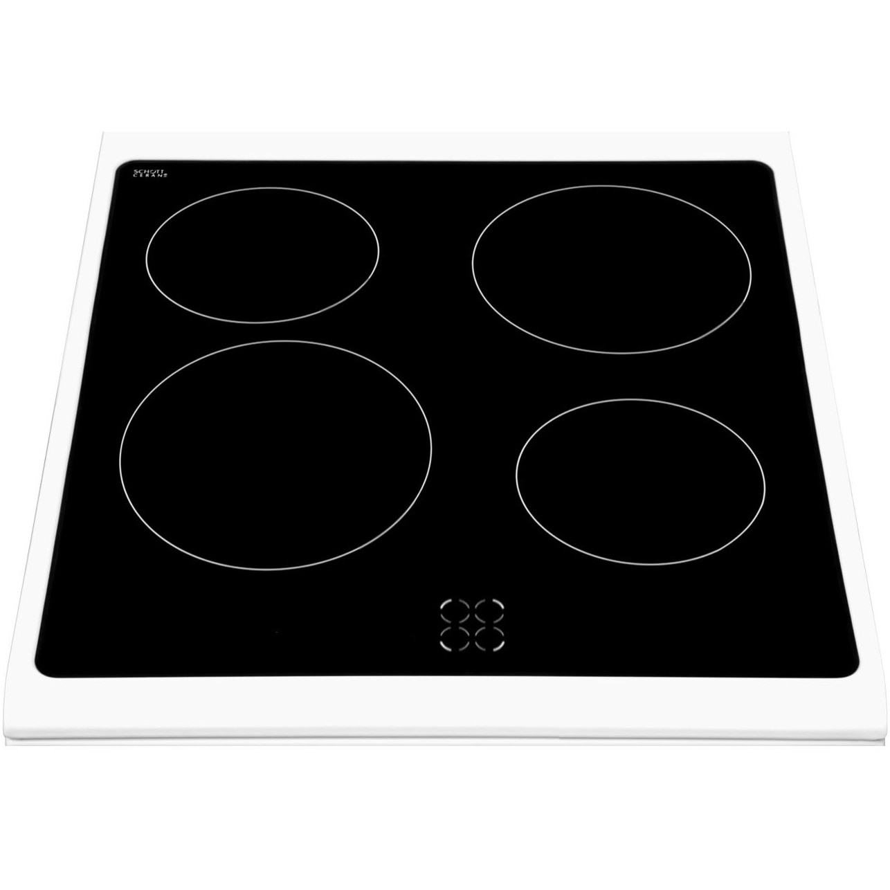 Aragaz Hansa FCCW56069, Vitroceramic, Electric, 4 zone de gatit, 62l, Heat Control, EasyClean, Supergrill, SteamCleaning, Clasa A, Alb