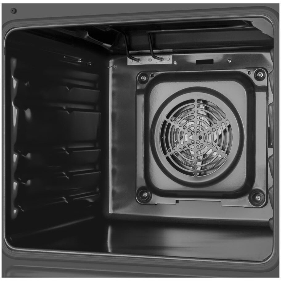Aragaz Hansa FCCW56069, Vitroceramic, Electric, 4 zone de gatit, 62l, Heat Control, EasyClean, Supergrill, SteamCleaning, Clasa A, Alb