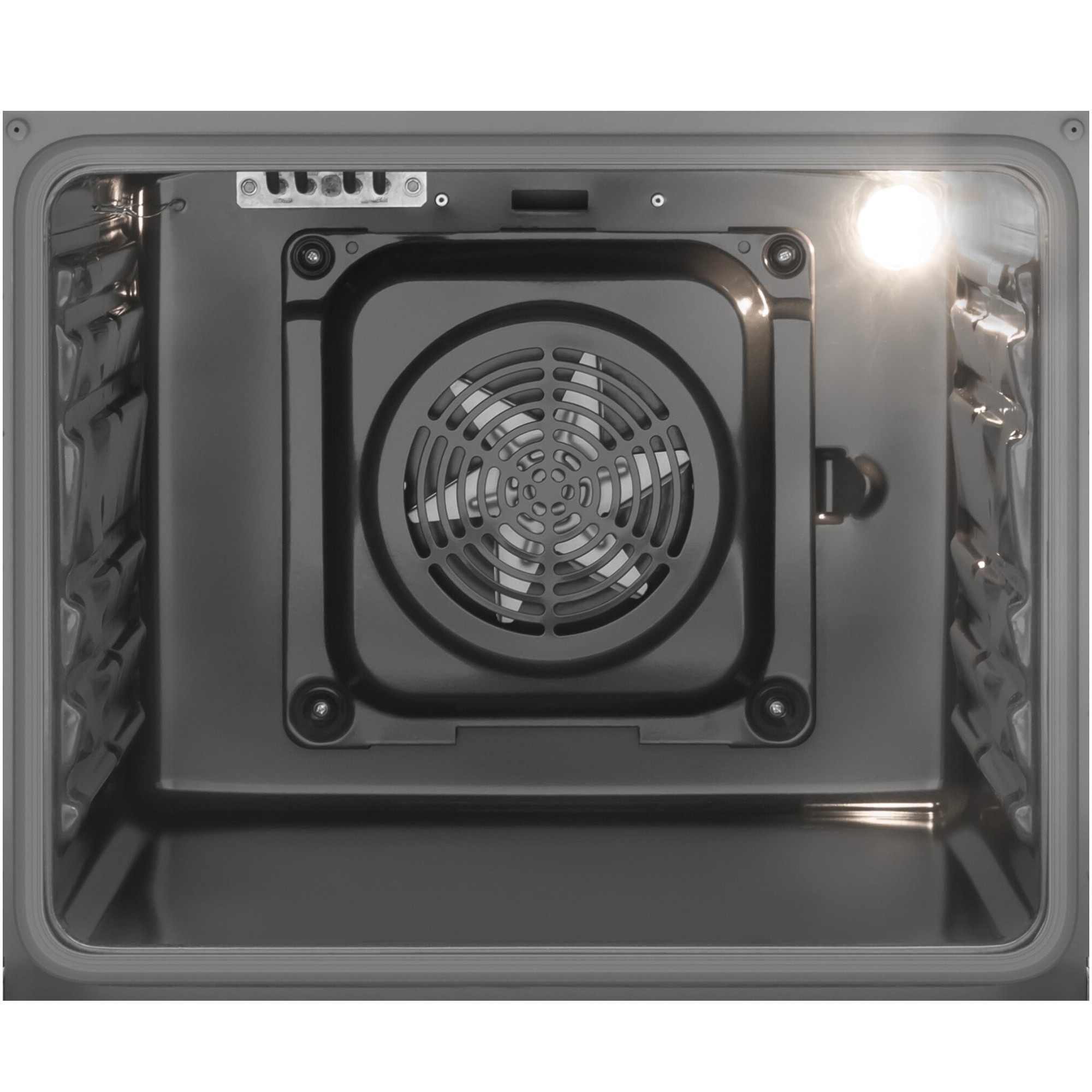 Aragaz Hansa FCCW58200, 4 zone de gatit, Electric, Curatare abur, Grill, Clasa A, 50 cm, Alb