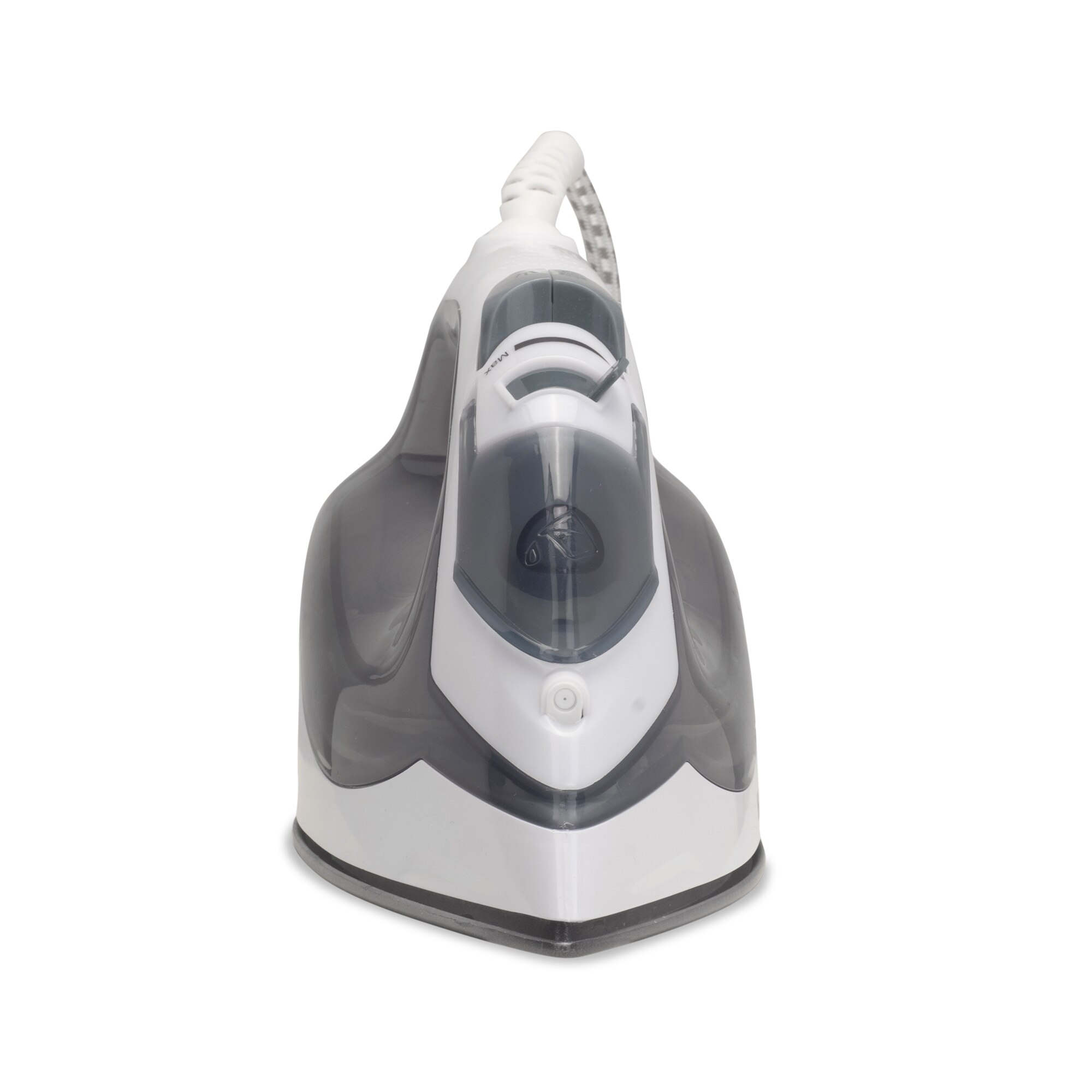 Fier de calcat Hausberg HB-7850GR, 1300W, talpa invelis ceramic, abur vertical, calcare uscata, autocuratare, pulverizare, rezervor 130ml, Gri