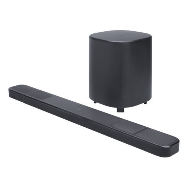 Soundbar, JBL, BAR 1000 MkII, 7.1.4 canale, subwoofer wireless, negru, 854 x 125 x 52 mm