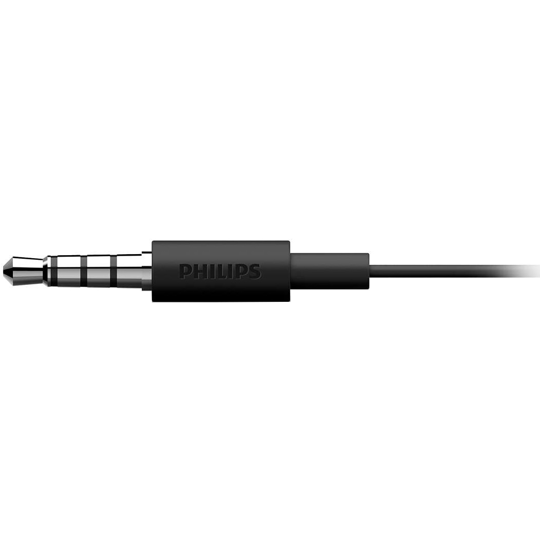 Casti Audio In-Ear Philips, SHE1405BK/10, cu fir, Microfon, Negru