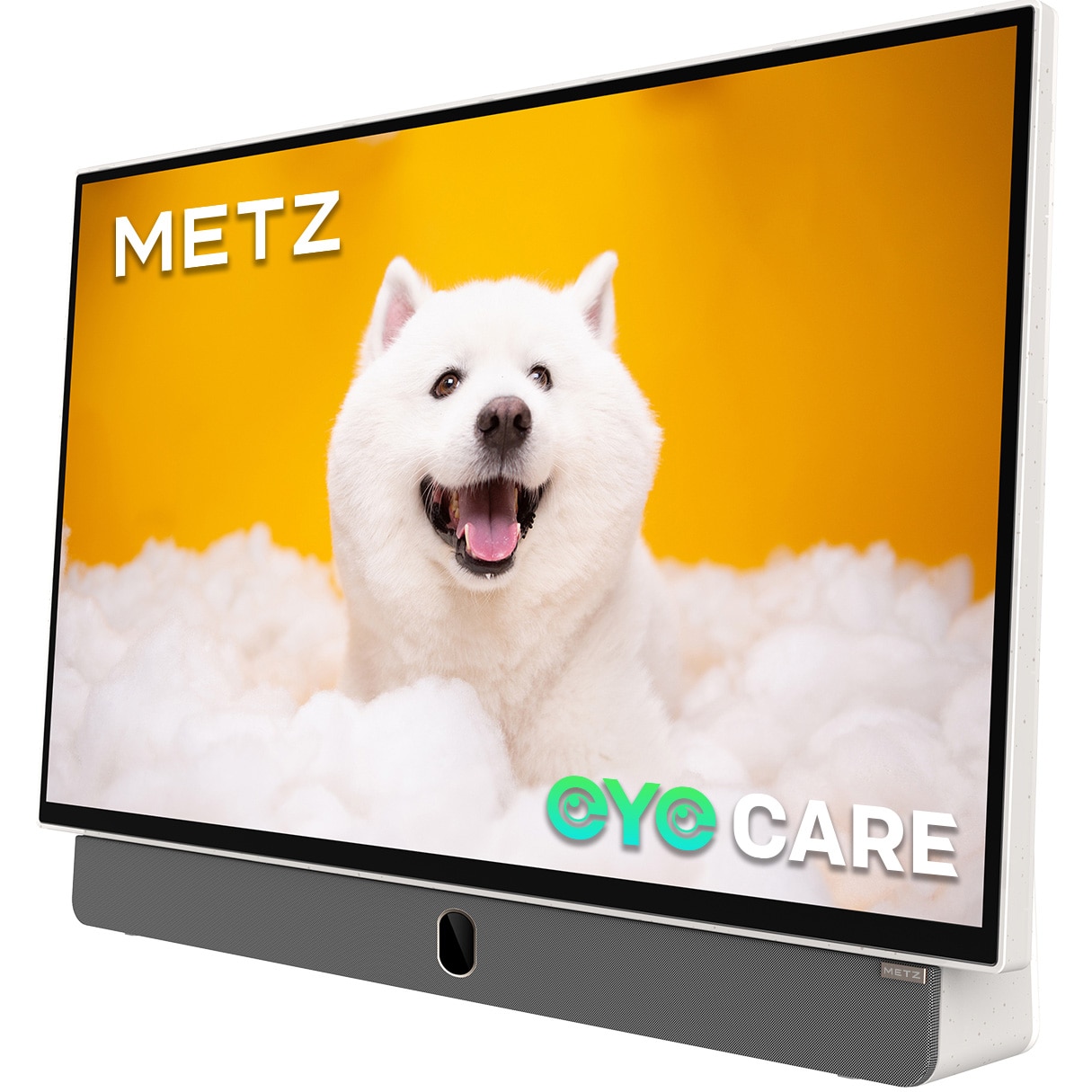Televizor portabil METZ LED 24MPE7000, 60 cm, Smart Google TV, adaptor alimentare 12V, Full HD, Clasa E