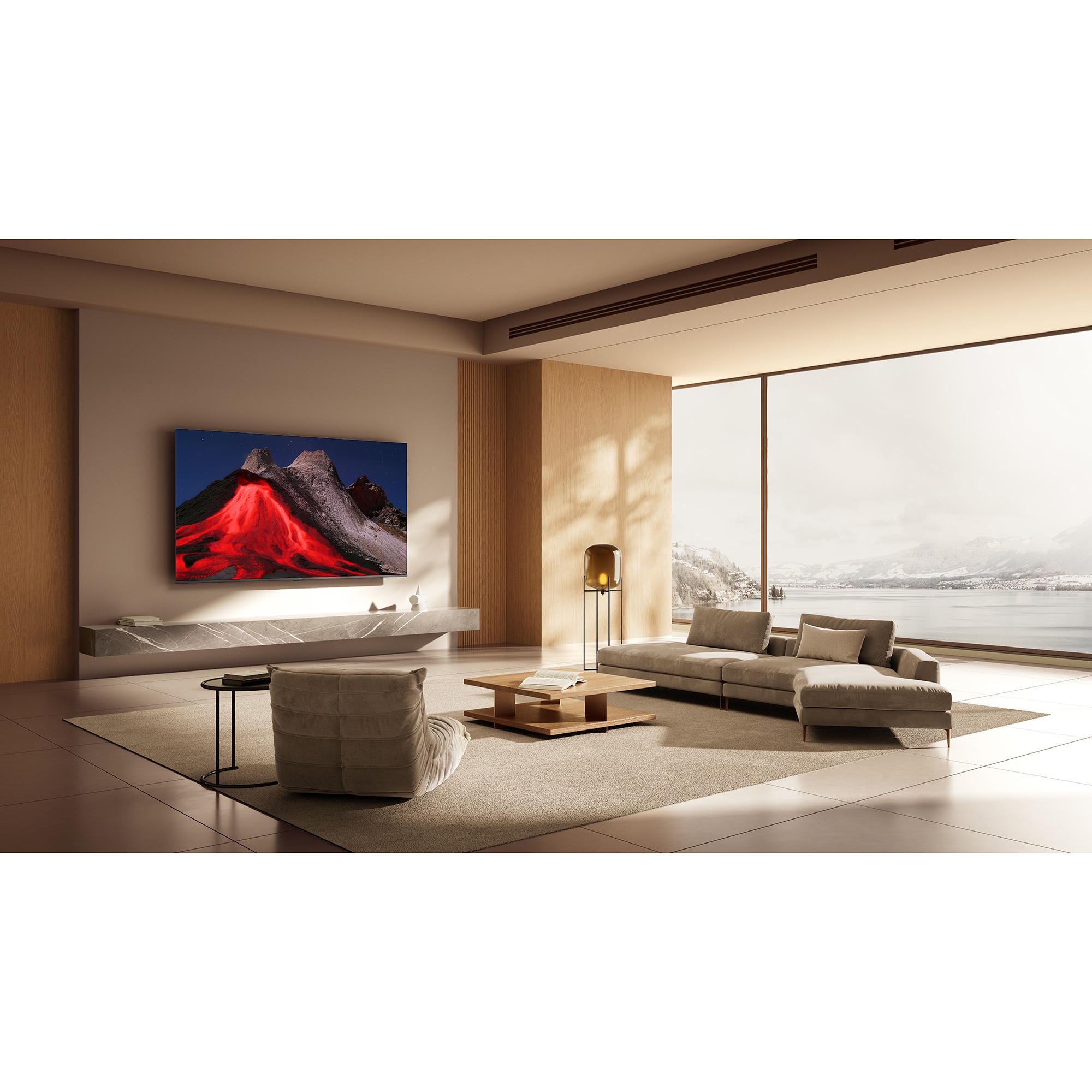 Televizor Xiaomi QLED A Pro, 138 cm, Smart Google TV, 4K Ultra HD, Clasa F (Model 2025)