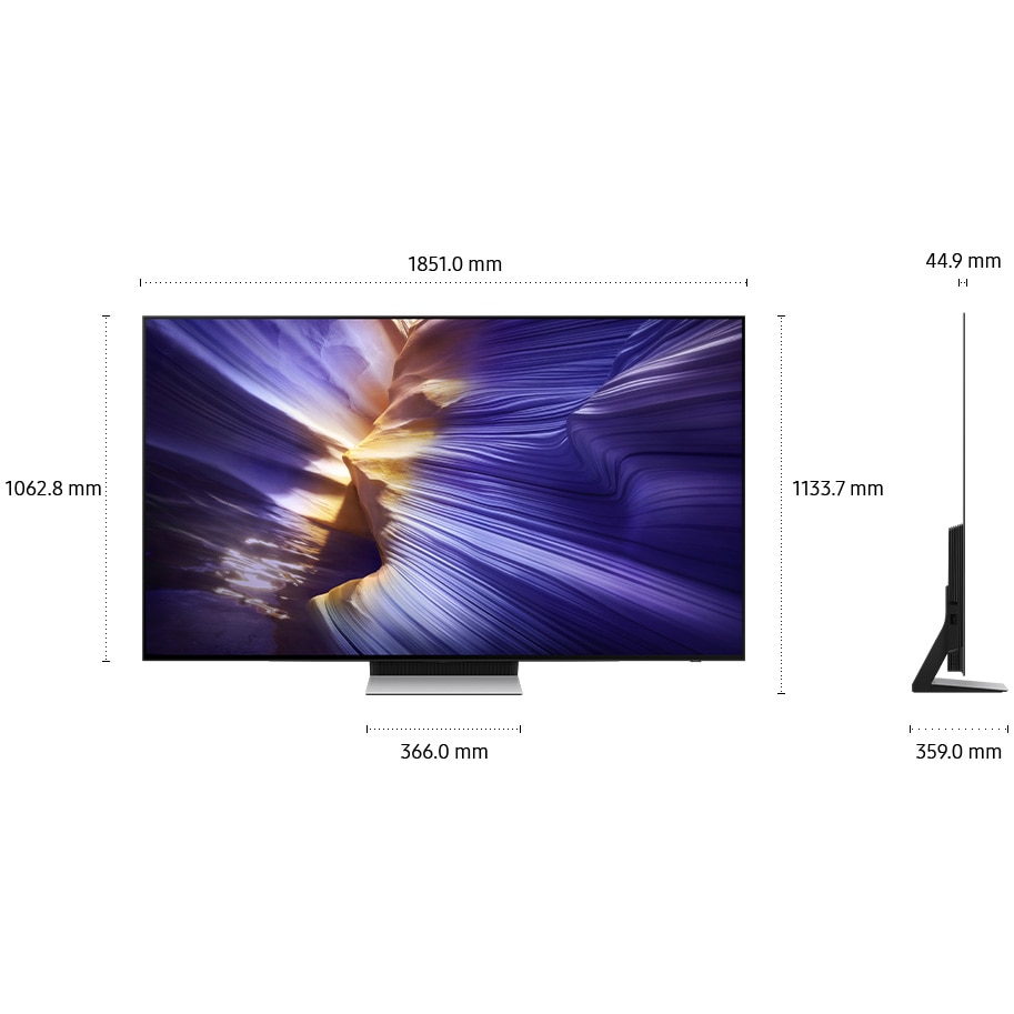 Televizor SAMSUNG OLED 83S90F, 209 cm, Smart, 4K Ultra HD, 100 Hz, Clasa F (Model 2025)