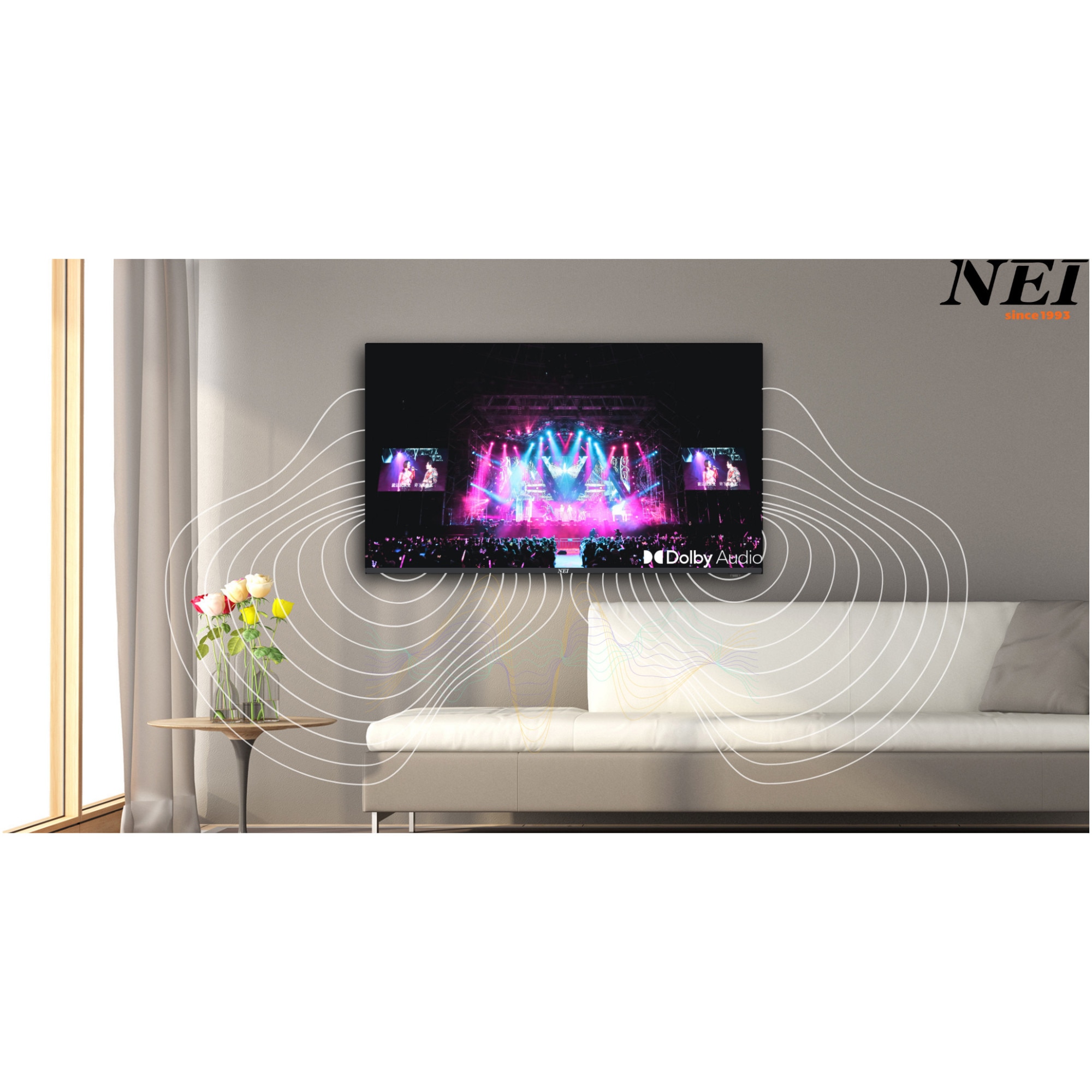Televizor NEI LED 55NE6901, 139cm, Smart, 4K Ultra HD, Clasa F
