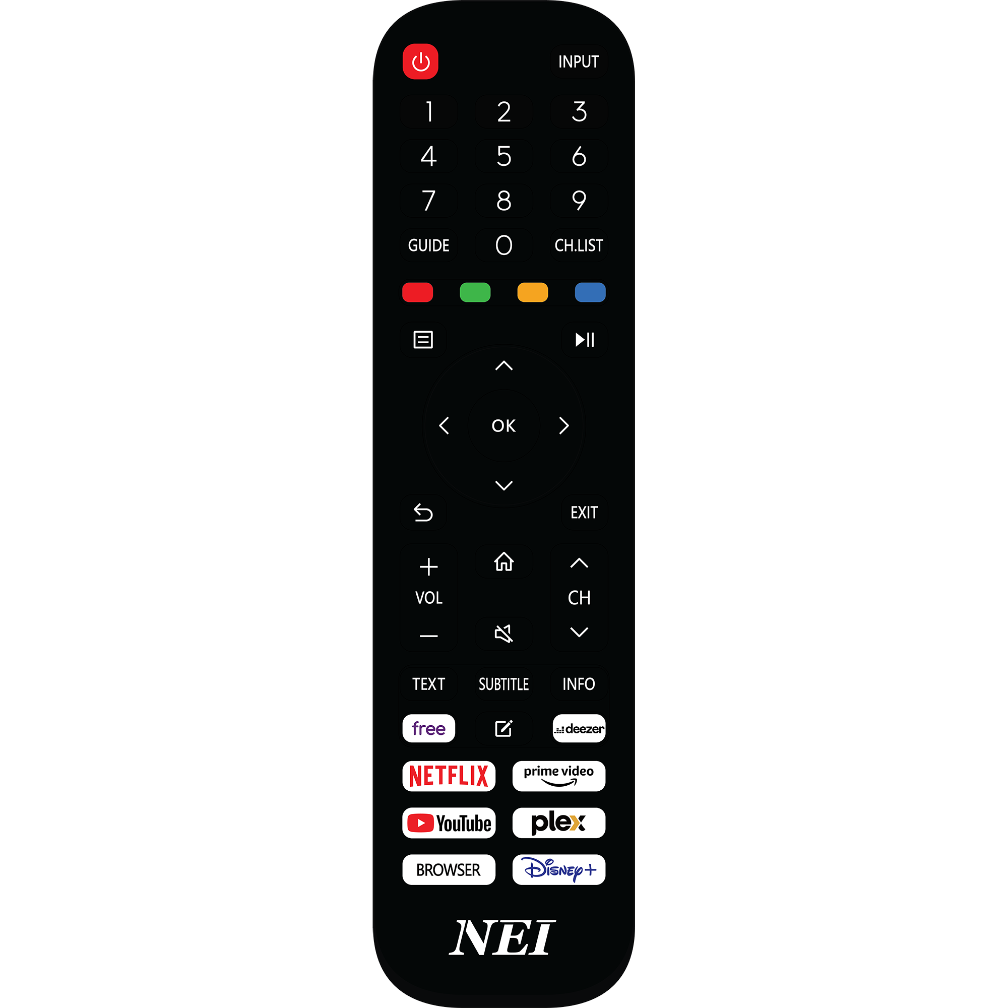 Televizor NEI LED 55NE6901, 139cm, Smart, 4K Ultra HD, Clasa F