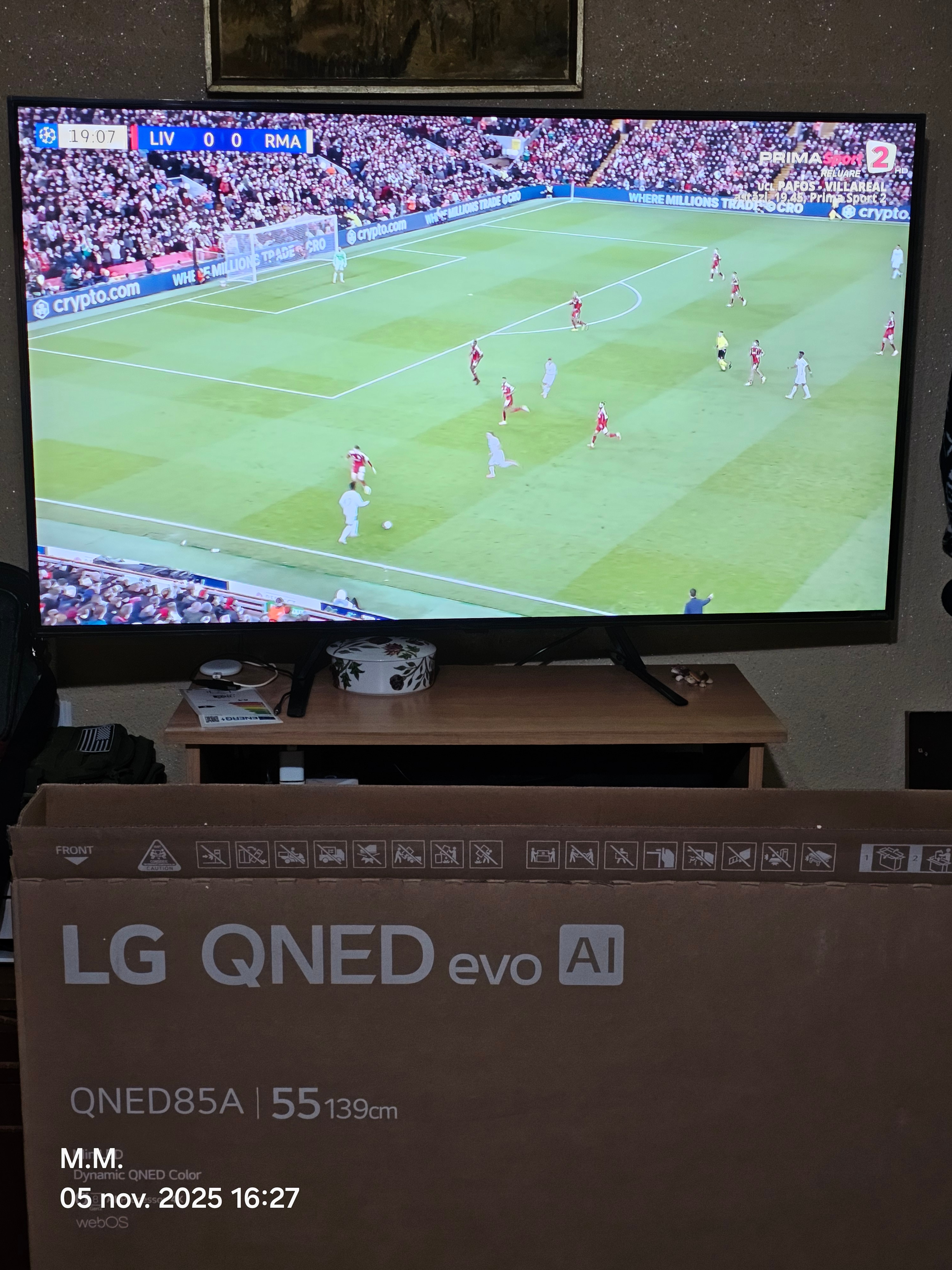 Televizor LG QNED evo 65QNED85A3C, 164 cm, Smart, 4K Ultra HD, 100 Hz, Clasa E (Model 2025)