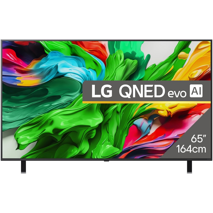 Televizor LG QNED evo 65QNED85A3C, 164 cm, Smart, 4K Ultra HD, 100 Hz, Clasa E (Model 2025)