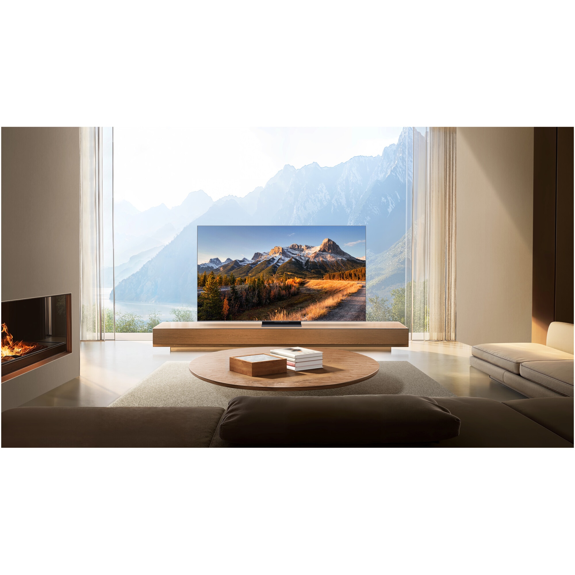 Televizor TCL QD-MiniLed 65C8K, 164 cm, Smart Google TV, 4K Ultra HD, 100Hz, Sunet Bang & Olufsen, Clasa D (Model 2025)