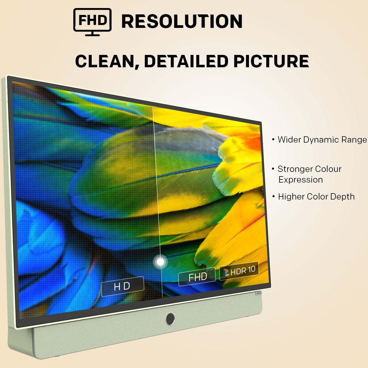 Televizor portabil METZ LED 24MPE7200Z, 60 cm, Smart Google TV, adaptor alimentare 12V, Full HD, Clasa E (Model 2025)